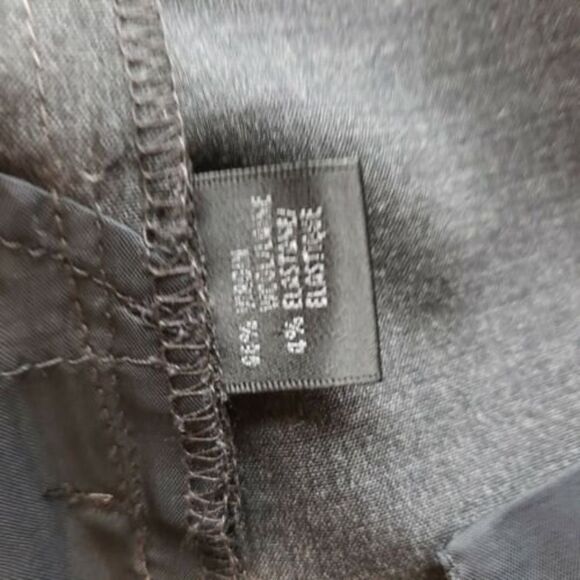 Lafayette 148 Womens Gray Pants Virgin Wool Stretch Career Trouser Black Size 2 - Picture 5 of 8